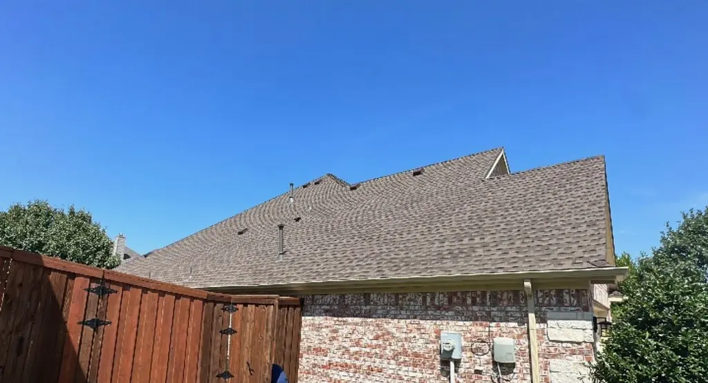 Completed roof replacement project in DeRidder